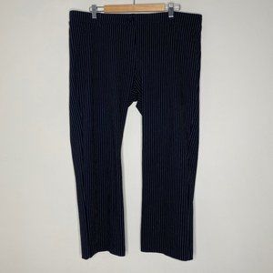 Betabrand Pinstripe Dress Pant Yoga Pants - Straight Leg